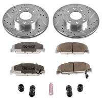 Power Stop Front Z26 Street Warrior Brake Kit Honda CRX 1988 - 1989 | K398 - 26 - JDMuscleBrake KitspsbK398-26