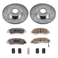 Power Stop Front Z26 Street Warrior Brake Kit Honda Prelude 1992 - 1996 | K1037 - 26 - JDMuscleBrake KitspsbK1037-26