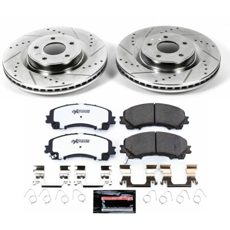 Power Stop Front Z26 Street Warrior Brake Kit Infiniti Q50 2014-21 / Q60 2014-21 | K6944-26 - JDMuscleBrake KitspsbK6944-26