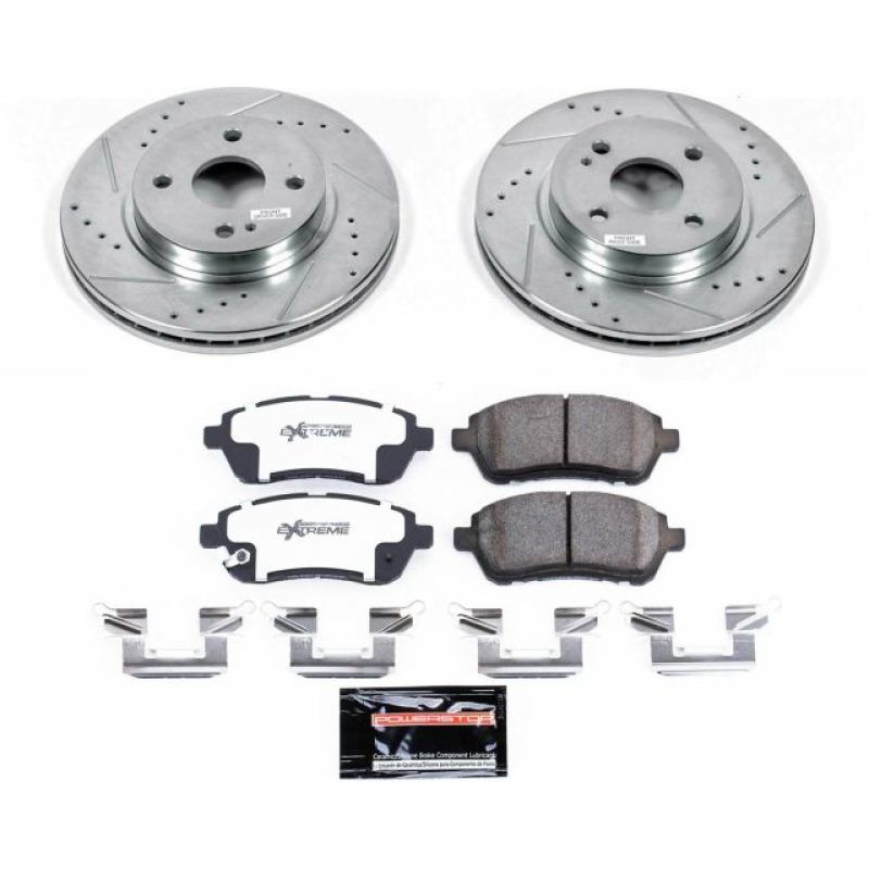 Power Stop Front Z26 Street Warrior Brake Kit Mazda Mazdaspeed 2 2011 - 2014 | K6344 - 26 - JDMuscleBrake KitspsbK6344-26