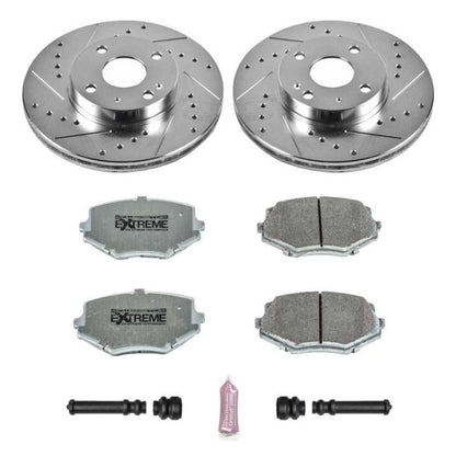 Power Stop Front Z26 Street Warrior Brake Kit Mazda Miata 1994 - 2002 | K793 - 26 - JDMuscleBrake KitspsbK793-26
