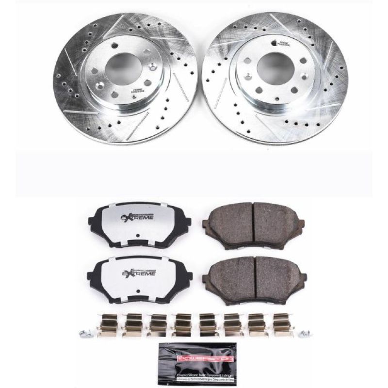 Power Stop Front Z26 Street Warrior Brake Kit Mazda MX - 5 Miata 2006 - 2015 | K4659 - 26 - JDMuscleBrake KitspsbK4659-26