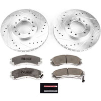Power Stop Front Z26 Street Warrior Brake Kit Mitsubishi Montero 1991 - 2004 | K4981 - 26 - JDMuscleBrake KitspsbK4981-26