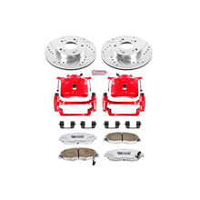 Power Stop Front Z26 Street Warrior Brake Upgrade Kit w/ Calipers Honda Civic 2006 - 2011 | KC2384A - 26 - JDMuscleBrake KitspsbKC2384A-26