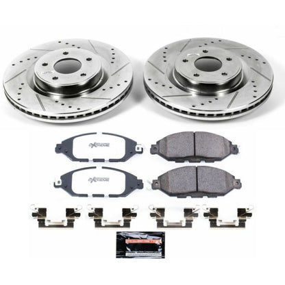 Power Stop Front Z36 Truck & Tow Brake Kit Infiniti JX35 2013 / QX60 2014 - 2019 / Nissan Murano 15 - 21 / Pathfinder 2013 - 2019 | K6496 - 36 - JDMuscleBrake KitspsbK6496-36