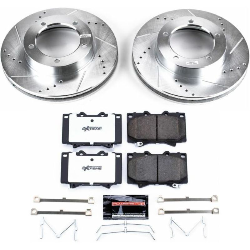 Power Stop Front Z36 Truck & Tow Brake Kit Lexus LX470 1998 - 2007 / Toyota Land Cruiser 1998 - 2007 | K1132 - 36 - JDMuscleBrake KitspsbK1132-36