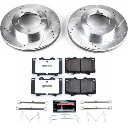 Power Stop Front Z36 Truck & Tow Brake Kit Lexus LX470 1998 - 2007 / Toyota Land Cruiser 1998 - 2007 | K1132 - 36 - JDMuscleBrake KitspsbK1132-36