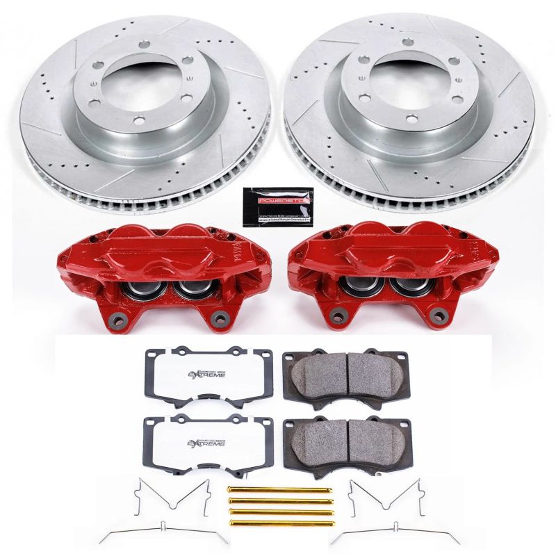 Power Stop Front Z36 Truck & Tow brake Kit w/ Calipers Lexus GX460 2010 - 2015 / Toyota 4Runner 2010 - 2015 | KC5873 - 36 - JDMuscleBrake KitspsbKC5873-36