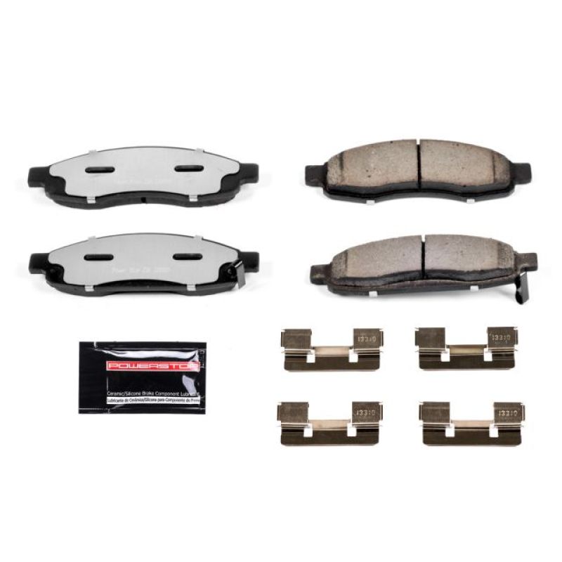 Power Stop Front Z36 Truck & Tow Brake Pads w/ Hardware Infiniti QX56 2005 - 2007 / Nissan Armada 2005 - 2006 / Titan 2005 - 2007 | Z36 - 1183 - JDMuscleBrake PadspsbZ36-1183