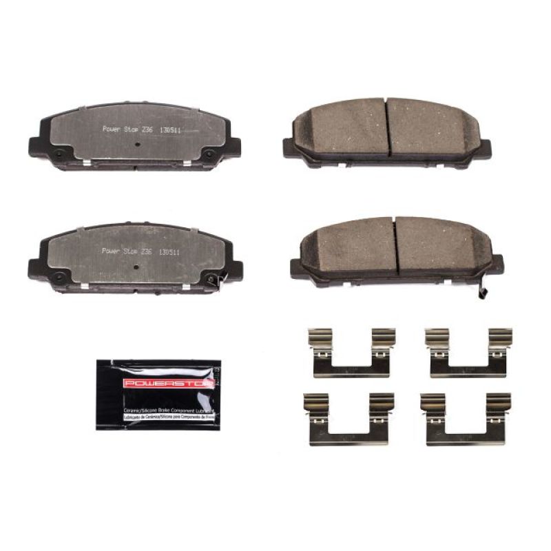 Power Stop Front Z36 Truck & Tow Brake Pads w/ Hardware Infiniti QX56 2006 - 2010 / Nissan Armada 2006 - 2011 / Titan 2008 - 2010 | Z36 - 1286 - JDMuscleBrake PadspsbZ36-1286