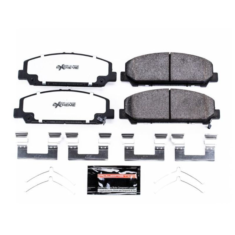 Power Stop Front Z36 Truck & Tow Brake Pads w/ Hardware Infiniti QX56 2011 - 2013 / QX80 2014 - 21 / Nissan Armada 2012 - 21 / Titan 2011 - 21 | Z36 - 1509 - JDMuscleBrake PadspsbZ36-1509