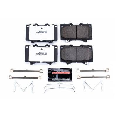 Power Stop Front Z36 Truck & Tow Brake Pads w/ Hardware Lexus LX470 1998 - 2007 / Toyota Land Cruiser 1998 - 2007 | Z36 - 772 - JDMuscleBrake PadspsbZ36-772