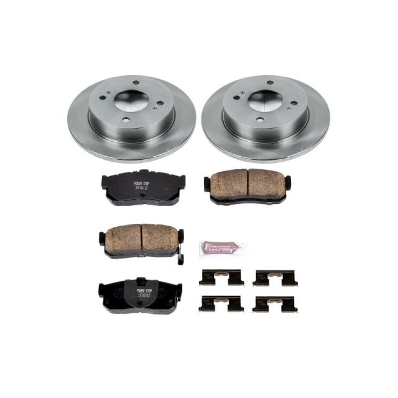 Power Stop Rear Autospecialty Brake Kit Infiniti G20 1991 - 2001 / Nissan Altima 1993 - 2001 / Sentra 2000 - 2001 | KOE740 - JDMuscleBrake KitspsbKOE740