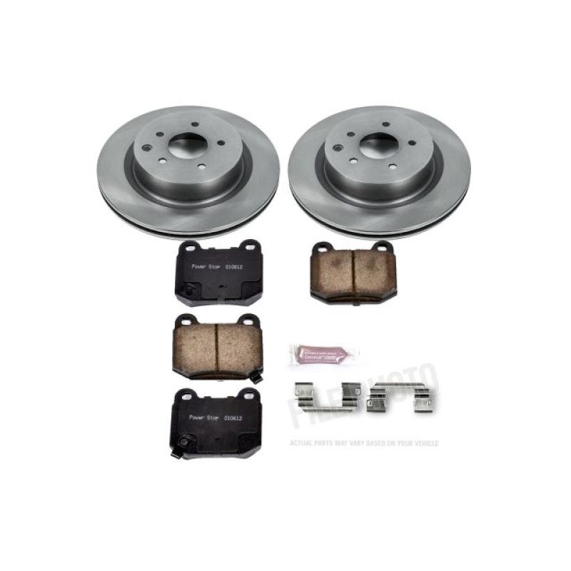 Power Stop Rear Autospecialty Brake Kit Infiniti G35 2003 - 2004 / Nissan 350Z 2003 - 2008 | KOE5303 - JDMuscleBrake KitspsbKOE5303