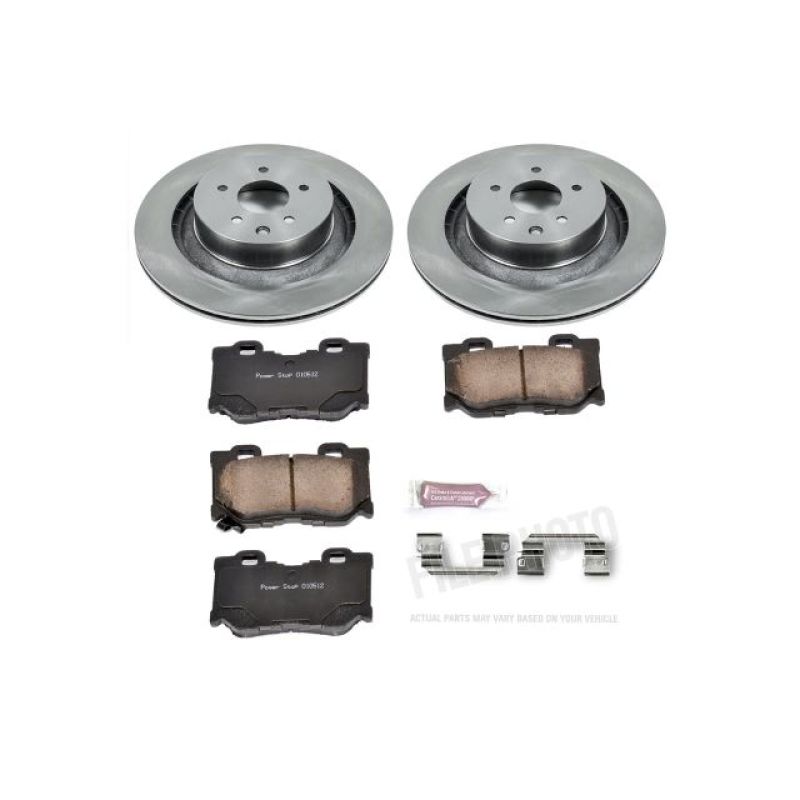 Power Stop Rear Autospecialty Brake Kit Infiniti G37 2008 - 2013 / Q60 2014 - 2015 / Nissan 350Z 2009 / 370Z 2009 - 2019 | KOE4732 - JDMuscleBrake KitspsbKOE4732