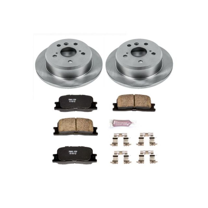 Power Stop Rear Autospecialty Brake Kit Lexus ES300 2002 - 2006 / Toyota Camry 2002 - 2006 | KOE2418 - JDMuscleBrake KitspsbKOE2418