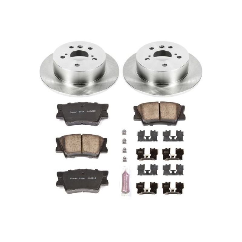 Power Stop Rear Autospecialty Brake Kit Lexus ES350 2007 - 2012 / Toyota Camry 2007 - 2011 / Avalon 2008 - 2012 | KOE3068 - JDMuscleBrake KitspsbKOE3068