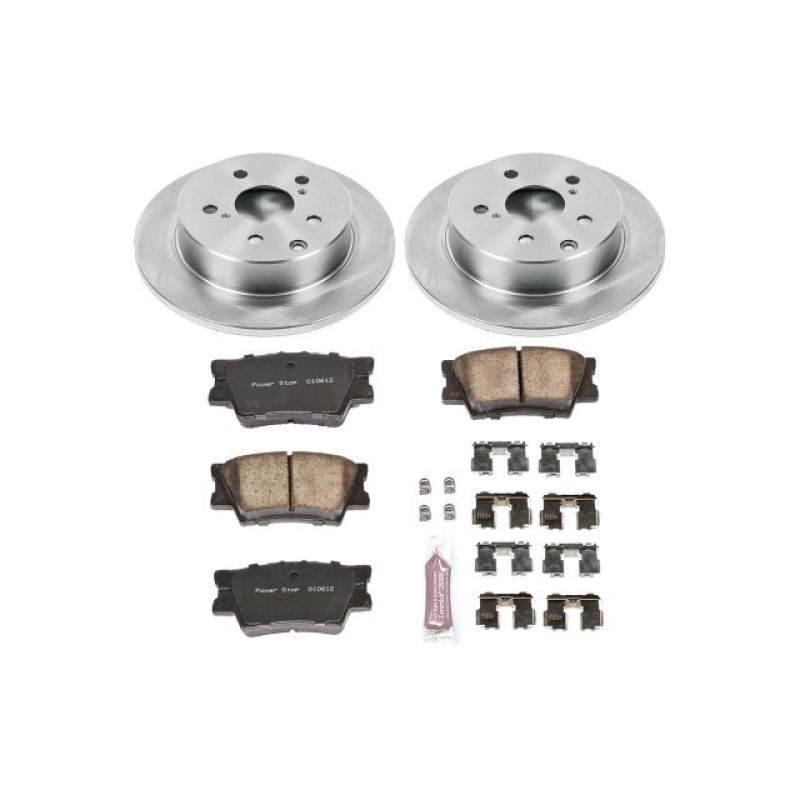 Power Stop Rear Autospecialty Brake Kit Lexus HS250h 2010 - 2012 / Toyota RAV4 2006 - 2018 | KOE4671 - JDMuscleBrake KitspsbKOE4671