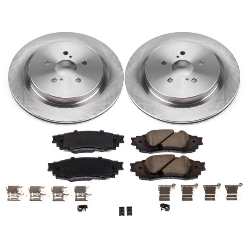 Power Stop Rear Autospecialty Brake Kit Lexus RX350 2016 - 2020 / RX350L 2018 - 2020 / RX450h 2016 - 2020 / RX450hL 2018 - 2020 | KOE7740 - JDMuscleBrake KitspsbKOE7740