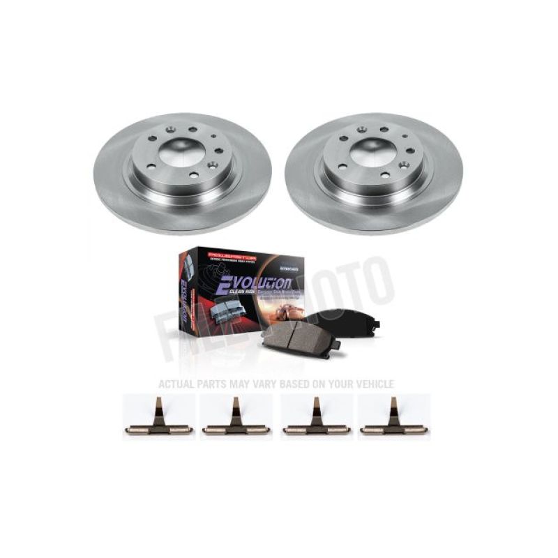 Power Stop Rear Autospecialty Brake Kit Mazda 626 1998 - 2002 | KOE2453 - JDMuscleBrake KitspsbKOE2453