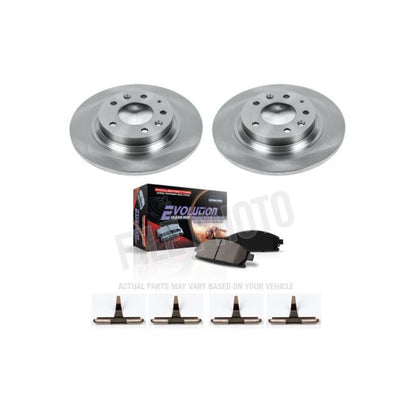 Power Stop Rear Autospecialty Brake Kit Mazda 626 1998 - 2002 | KOE2453 - JDMuscleBrake KitspsbKOE2453
