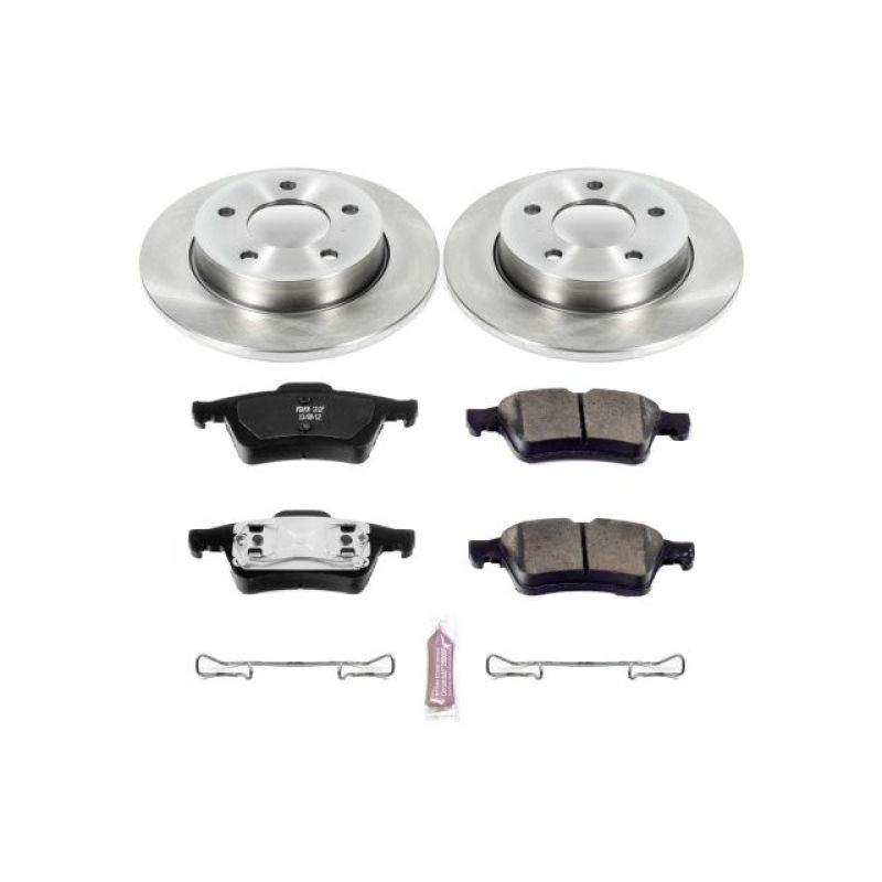 Power Stop Rear Autospecialty Brake Kit Mazda Mazdaspeed 3 2004 - 2005 | KOE124 - JDMuscleBrake KitspsbKOE124