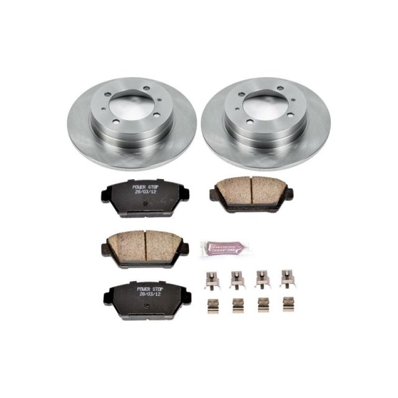 Power Stop Rear Autospecialty Brake Kit Mitsubishi Galant 1990 - 1993 / Mirage 1991 | KOE4830 - JDMuscleBrake KitspsbKOE4830
