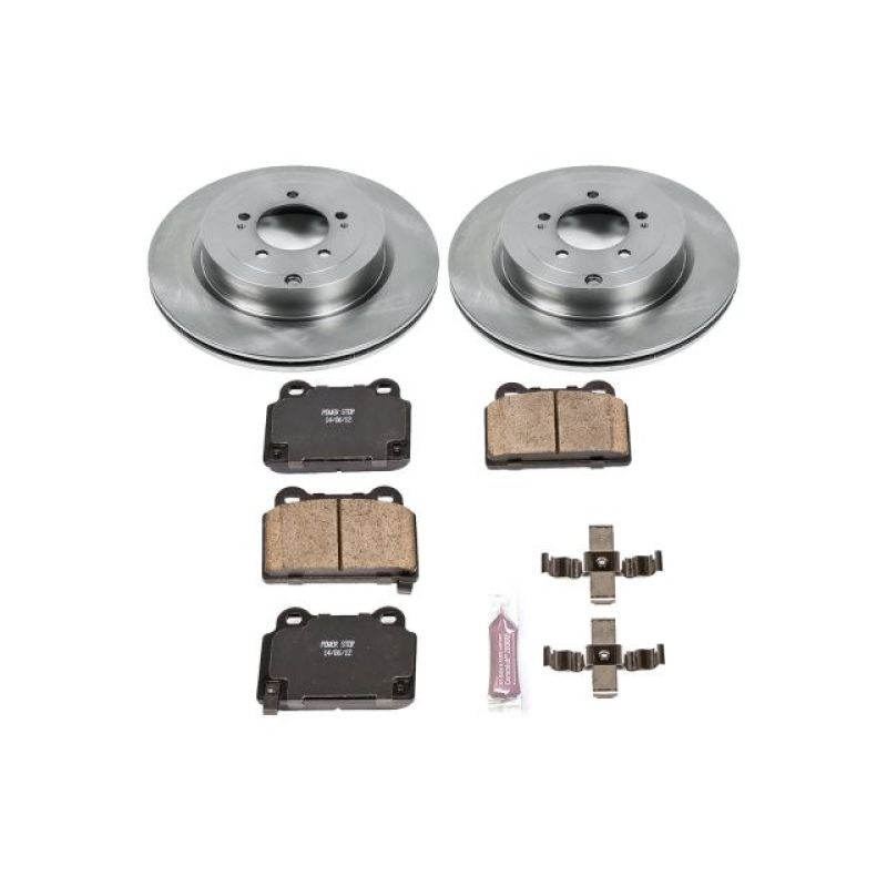 Power Stop Rear Autospecialty Brake Kit Mitsubishi Lancer 2008 - 2015 | KOE4741 - JDMuscleBrake KitspsbKOE4741