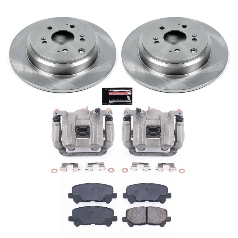 Power Stop Rear Autospecialty Brake Kit w/ Calipers Honda Odyssey 2011 - 2017 | KCOE4685A - JDMuscleBrake KitspsbKCOE4685A