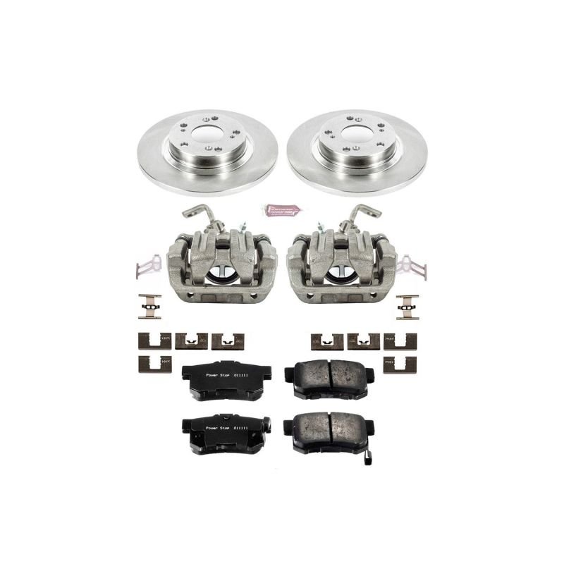 Power Stop Rear Autospecialty Brake Kit w/ Calipers Honda S2000 2000 - 2009 | KCOE2310 - JDMuscleBrake KitspsbKCOE2310