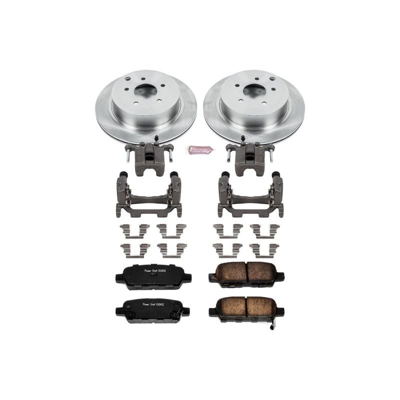 Power Stop Rear Autospecialty Brake Kit w/ Calipers Infiniti M37 2011 - 2013 / M35h 2012 - 2013 / Q50 2014 - 2017 / Q60 2017 / Nissan Murano 2009 - 21 / Pathfinder 2013 - 2019 / Quest 2011 - 2017 | KCOE2427A - JDMuscleBrake KitspsbKCOE2427A