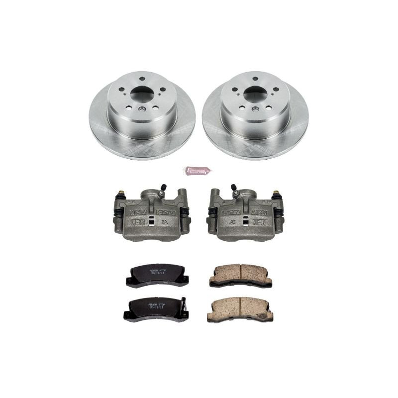 Power Stop Rear Autospecialty Brake Kit w/ Calipers Lexus ES300 1992 - 1996 | KCOE2564 - JDMuscleBrake KitspsbKCOE2564