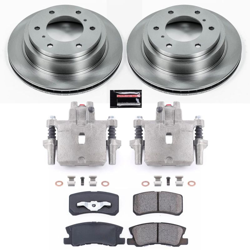 Power Stop Rear Autospecialty Brake Kit w/ Calipers Mitsubishi Montero 2001 - 2006 | KCOE3119 - JDMuscleBrake KitspsbKCOE3119