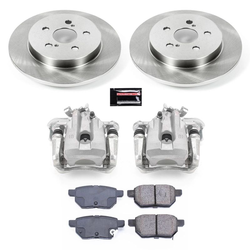 Power Stop Rear Autospecialty Brake Kit w/ Calipers Toyota Prius 2010 - 2015 / Prius Plug - In 2012 - 2015 | KCOE5503 - JDMuscleBrake KitspsbKCOE5503