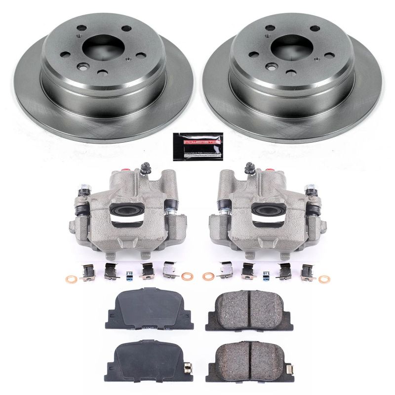 Power Stop Rear Autospecialty Kit w/ Calipers Lexus ES300 2000 - 2001 / Toyota Camry 2000 - 2001 | KCOE1084 - JDMuscleBrake KitspsbKCOE1084