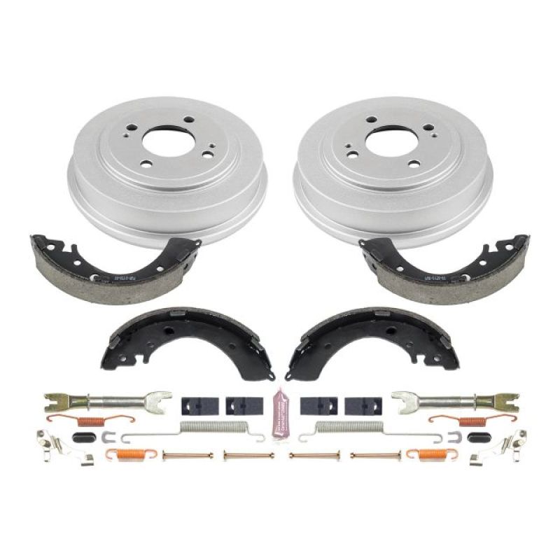 Power Stop Rear Autospecialty Street Warrior Brake Upgrade Kit Honda Fit 2007 - 2008 | KOE15311DK - JDMuscleBrake KitspsbKOE15311DK
