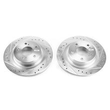 Power Stop Rear Evolution Drilled & Slotted Rotors Pair Honda Civic 2017 - 21 | JBR1749XPR - JDMuscleBrake RotorspsbJBR1749XPR