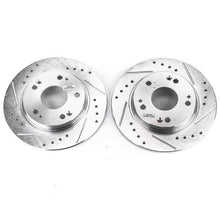 Power Stop Rear Evolution Drilled & Slotted Rotors Pair Honda CR - Z 2011 - 2015 | JBR1385XPR - JDMuscleBrake RotorspsbJBR1385XPR