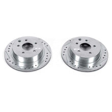 Power Stop Rear Evolution Drilled & Slotted Rotors Pair Infiniti J30 1993 - 1997 / Q45 1997 - 2001 | JBR751XPR - JDMuscleBrake RotorspsbJBR751XPR