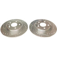 Power Stop Rear Evolution Drilled & Slotted Rotors Pair Infiniti QX30 2017 - 2019 | EBR1488XPR - JDMuscleBrake RotorspsbEBR1488XPR