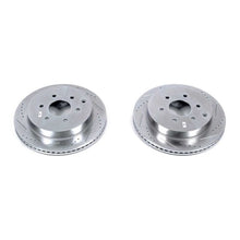 Power Stop Rear Evolution Drilled & Slotted Rotors Pair Infiniti QX56 2011 - 2013 / QX80 2014 - 21 / Nissan Armada 2017 - 21 / Patrol 2010 - 2013 | JBR1553XPR - JDMuscleBrake RotorspsbJBR1553XPR