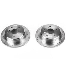 Power Stop Rear Evolution Drilled & Slotted Rotors Pair Lexus ES300 1997 - 2001 / Toyota Camry 1997 - 2001 / Solara 1999 - 2003 | JBR718XPR - JDMuscleBrake RotorspsbJBR718XPR
