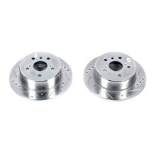 Power Stop Rear Evolution Drilled & Slotted Rotors Pair Lexus ES300h 2013 - 2018 / ES350 2013 - 2018 / Toyota Avalon 2013 - 2018 / Camry 2012 - 2017 | JBR1576XPR - JDMuscleBrake RotorspsbJBR1576XPR