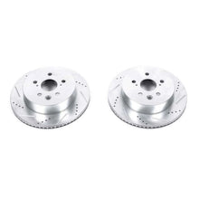 Power Stop Rear Evolution Drilled & Slotted Rotors Pair Lexus GS300 2006 / GS430 2006 - 2007 / IS350 2006 - 2013 / IS350C 2010 - 2015 / GS350 2007 - 2011 / GS450H 2008 - 2011 / GS460 2008 - 2011 / IS250C 2010 - 2015 / IS250 2011 - 2013 | JBR1148XPR - JDMuscleBrake RotorspsbJBR1148XPR