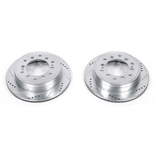 Power Stop Rear Evolution Drilled & Slotted Rotors Pair Lexus GX460 2010 - 21 / Toyota 4Runner 2010 - 21 / FJ Cruiser 2010 - 2014 | JBR1396XPR - JDMuscleBrake RotorspsbJBR1396XPR