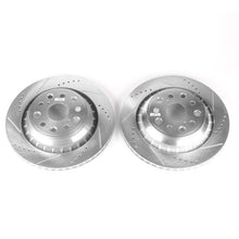 Power Stop Rear Evolution Drilled & Slotted Rotors Pair Lexus LS460 2007 - 2017 / LS600h 2008 - 2016 | JBR1352XPR - JDMuscleBrake RotorspsbJBR1352XPR