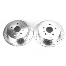 Power Stop Rear Evolution Drilled & Slotted Rotors Pair Lexus RX330 2004 - 2006 / RX350 2007 - 2009 / RX400h 2006 - 2008 / Toyota Highlander 2004 - 2007 | JBR1153XPR - JDMuscleBrake RotorspsbJBR1153XPR
