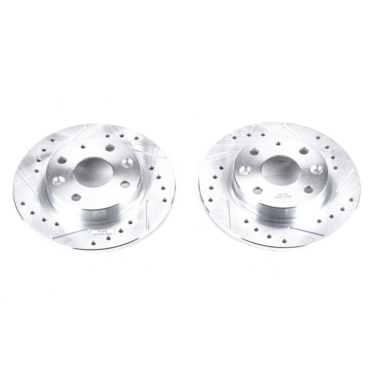 Power Stop Rear Evolution Drilled & Slotted Rotors Pair Mazda Miata 1990 - 1993 | JBR544XPR - JDMuscleBrake RotorspsbJBR544XPR