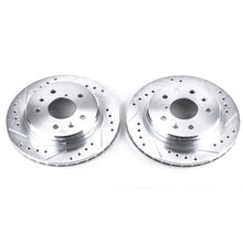 Power Stop Rear Evolution Drilled & Slotted Rotors Pair Mazda RX - 7 1986 - 1991 | JBR383XPR - JDMuscleBrake RotorspsbJBR383XPR