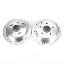 Power Stop Rear Evolution Drilled & Slotted Rotors Pair Mitsubishi Eclipse 2006 - 2012 / Galant 2004 - 2012 | JBR1130XPR - JDMuscleBrake RotorspsbJBR1130XPR